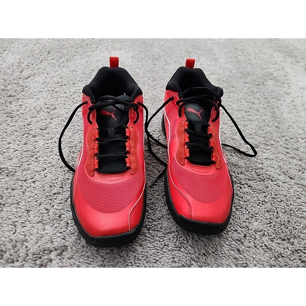 PUMA Playmaker Pro Basketball Shoes Mens 10.5 Red Excellent 377572-01 ProFoam